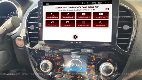 Màn hình DVD Android xe Nissan Juke 2010 - 2019 | Gotech GT8 Max